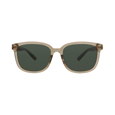 Gucci Square Frame Recycled Acetate Sunglasses — Brown