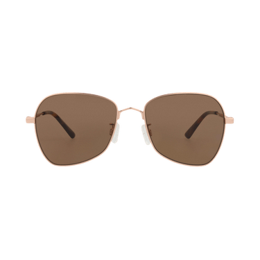 Alexander McQueen Square Frame Metal Sunglasses — Gold