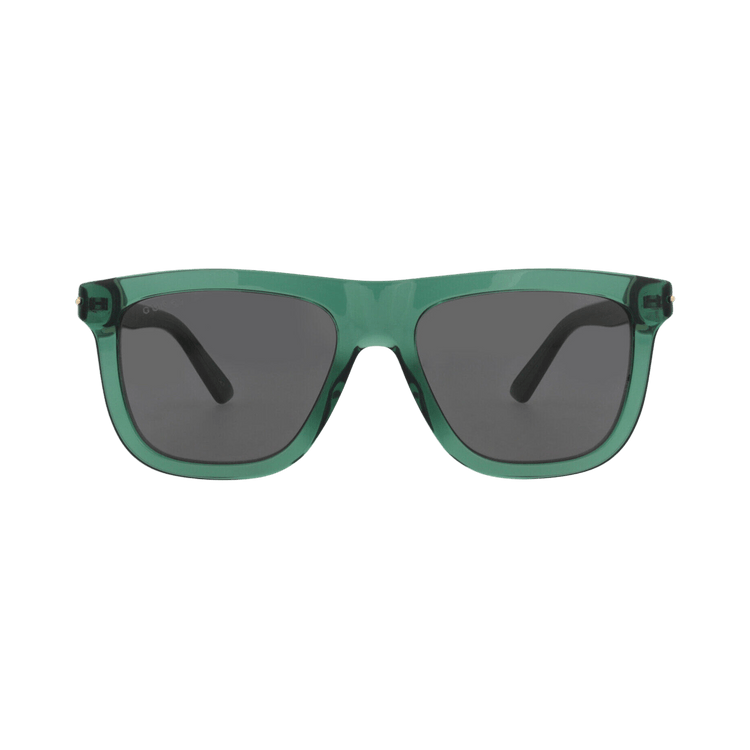 Gucci Square Frame Recycled Acetate Sunglasses — Green