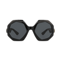 Gucci Round Frame Injection Sunglasses — Black