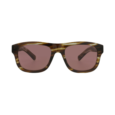 Gucci Square Frame Recycled Acetate Sunglasses — Brown
