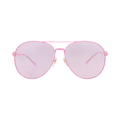 Gucci Aviator Frame Metal Sunglasses — Pink