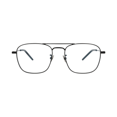 Saint Laurent Aviator Frame Metal Sunglasses — Black