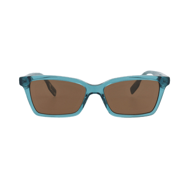 Alexander McQueen Square Frame Acetate Sunglasses — Blue