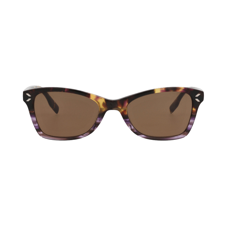 Alexander McQueen Square Frame Acetate Sunglasses — Brown