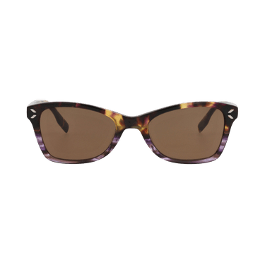 Alexander McQueen Square Frame Acetate Sunglasses — Brown