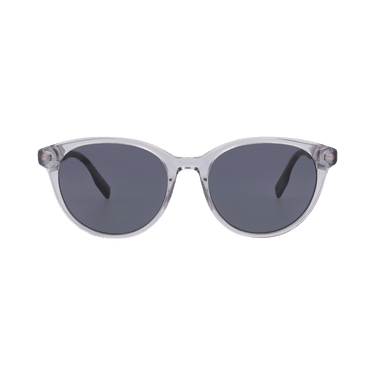Alexander McQueen Round Frame Acetate Sunglasses — Grey