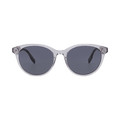 Alexander McQueen Round Frame Acetate Sunglasses — Grey
