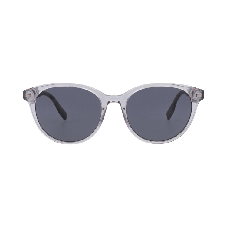 Alexander McQueen Round Frame Acetate Sunglasses — Grey
