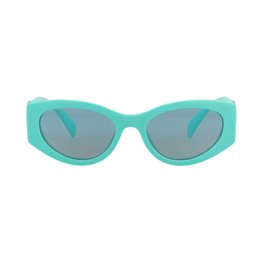 Gucci Cat Eye Frame Injection Sunglasses — Blue