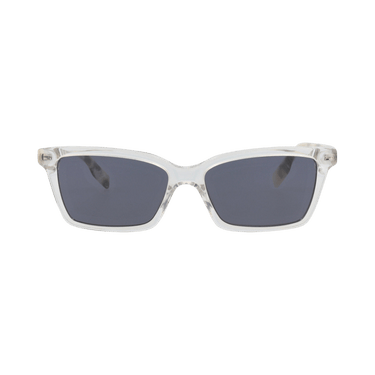 Alexander McQueen Square Frame Acetate Sunglasses — White