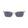 Alexander McQueen Square Frame Acetate Sunglasses — White