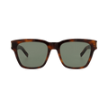 Saint Laurent Square Frame Acetate Sunglasses — Brown
