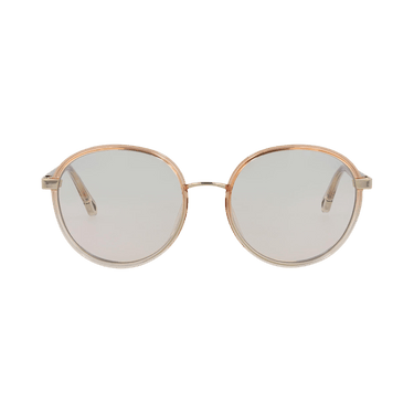 Chloé Round Frame Injection Sunglasses — Orange