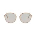 Chloé Round Frame Injection Sunglasses — Orange