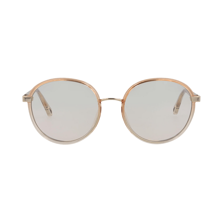 Chloé Round Frame Injection Sunglasses — Orange