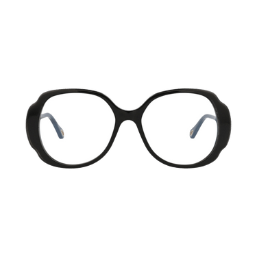 Chloé Round Frame Recycled Acetate Sunglasses — Black