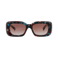 Chloé Square Frame Recycled Acetate Sunglasses — Brown