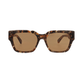 Chloé Square Frame Recycled Acetate Sunglasses — Brown
