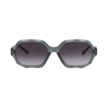 Chloé Square Frame Recycled Acetate Sunglasses — Grey