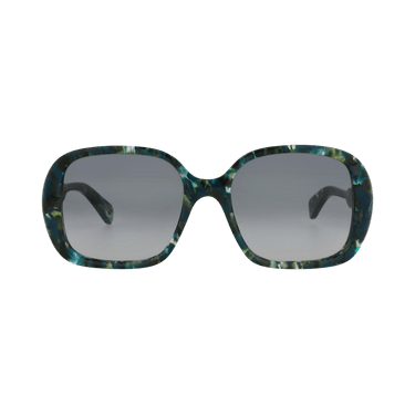 Chloé Square Frame Recycled Acetate Sunglasses — Green