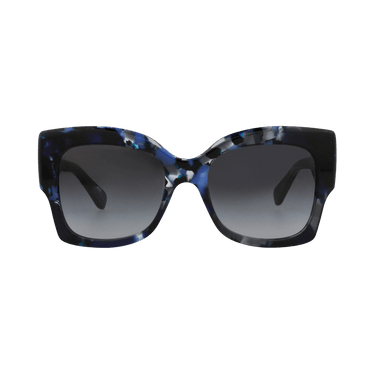 Chloé Square Frame Recycled Acetate Sunglasses — Blue