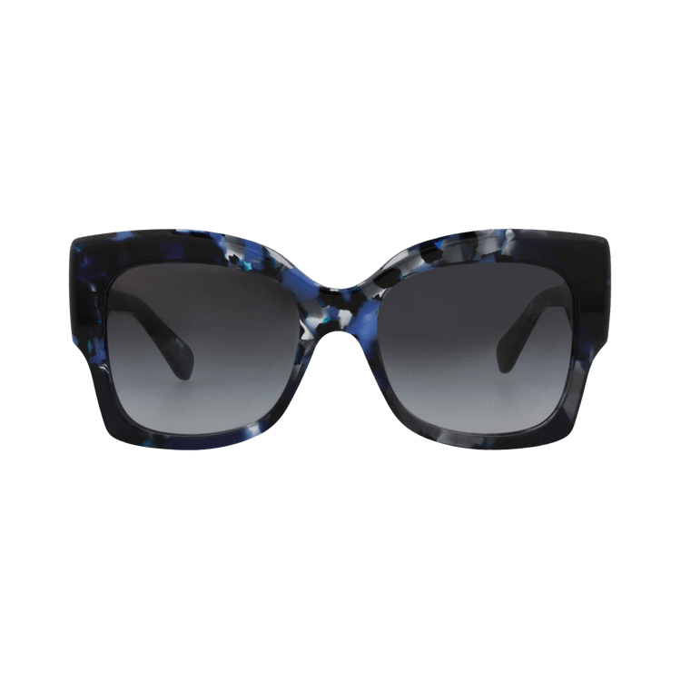 Chloé Square Frame Recycled Acetate Sunglasses — Blue