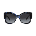 Chloé Square Frame Recycled Acetate Sunglasses — Blue
