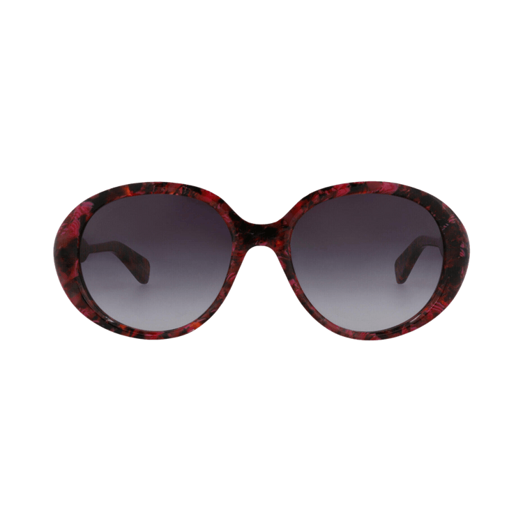Chloé Round Frame Recycled Acetate Sunglasses — Brown