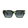 Chloé Square Frame Recycled Acetate Sunglasses — Green