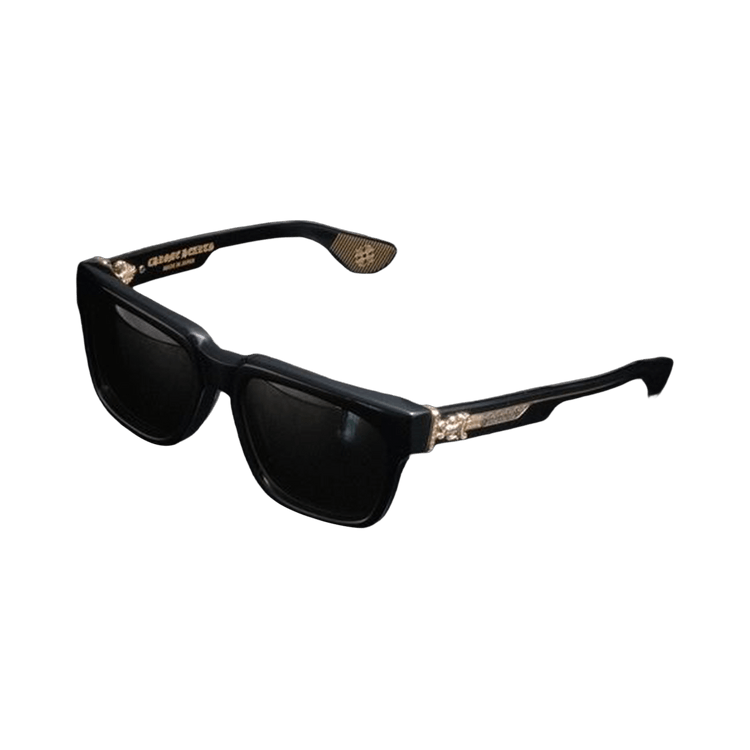 Chrome Hearts Box Officer Sunglasses — Black