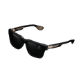 Chrome Hearts Box Officer Sunglasses — Black