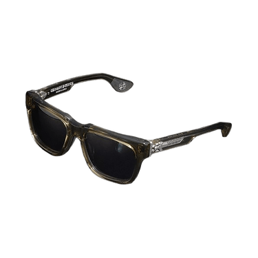 Chrome Hearts Box Officer Sunglasses — Green