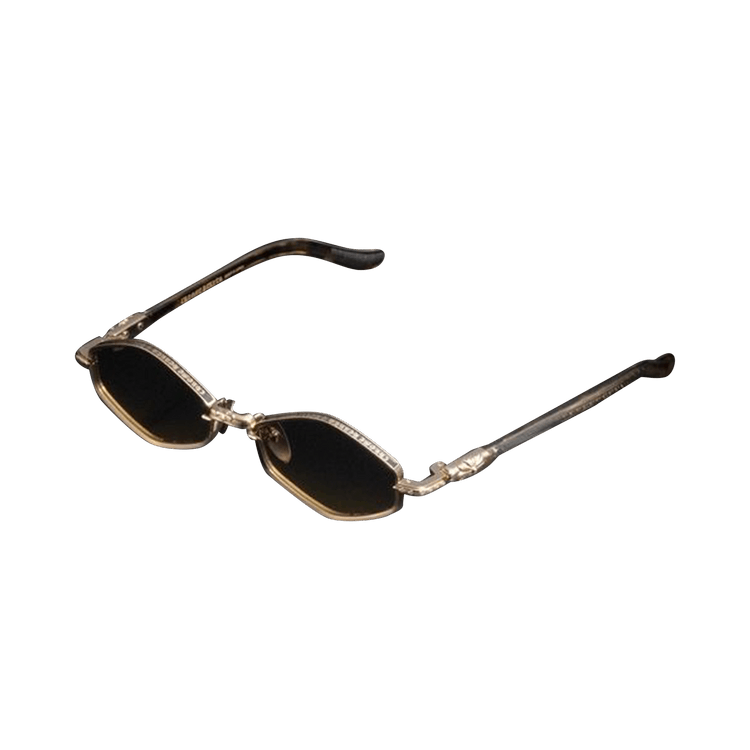 Chrome Hearts Nip Slip Sunglasses — Gold