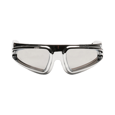 Rick Owens Ryder Sunglasses — Silver