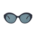 Balenciaga Round Frame Acetate Sunglasses — Blue