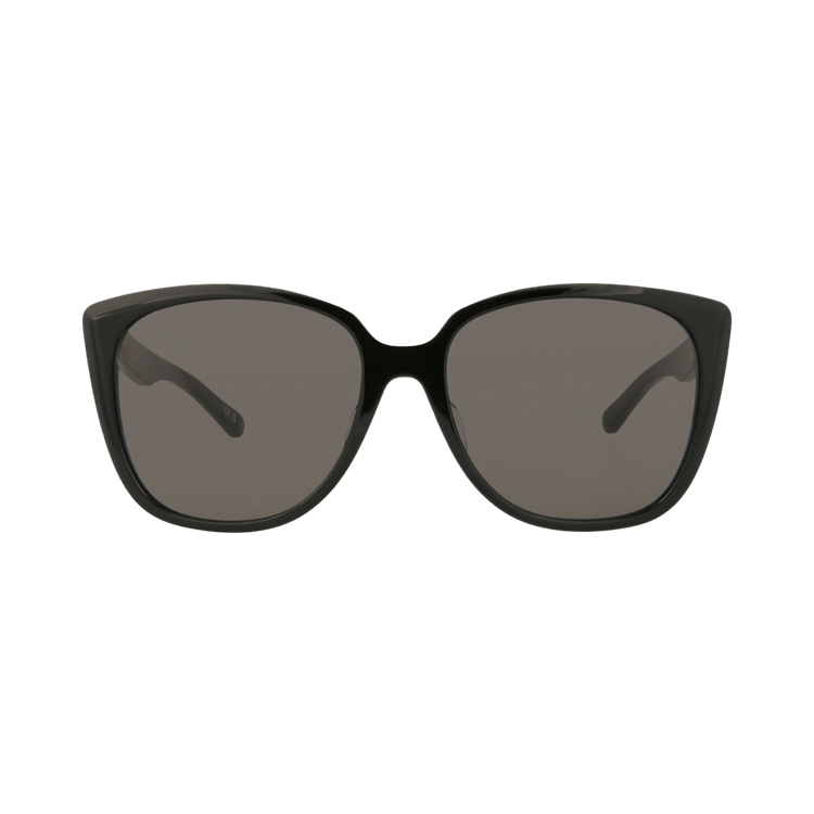 Balenciaga Square Frame Acetate Sunglasses — Black