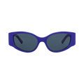 Balenciaga Cat Eye Frame Recycled Acetate Sunglasses — Blue