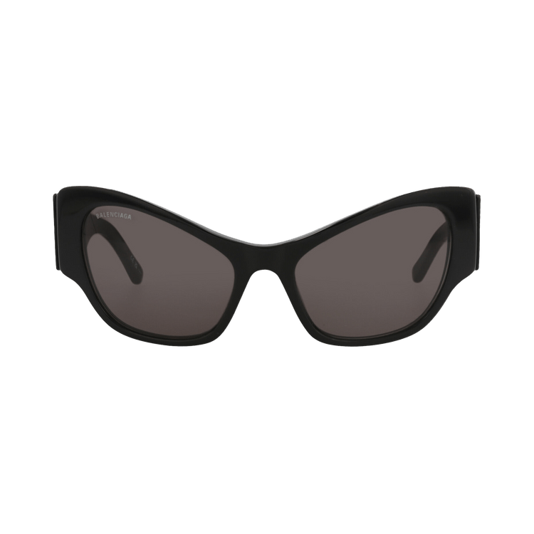 Balenciaga Cat Eye Frame Recycled Acetate Sunglasses — Black