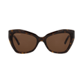 Balenciaga Cat Eye Frame Recycled Acetate Sunglasses — Brown