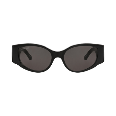 Balenciaga Cat Eye Frame Recycled Acetate Sunglasses — Black