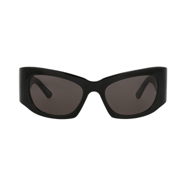 Balenciaga Cat Eye Frame Recycled Acetate Sunglasses — Black