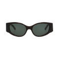 Balenciaga Cat Eye Frame Recycled Acetate Sunglasses — Brown