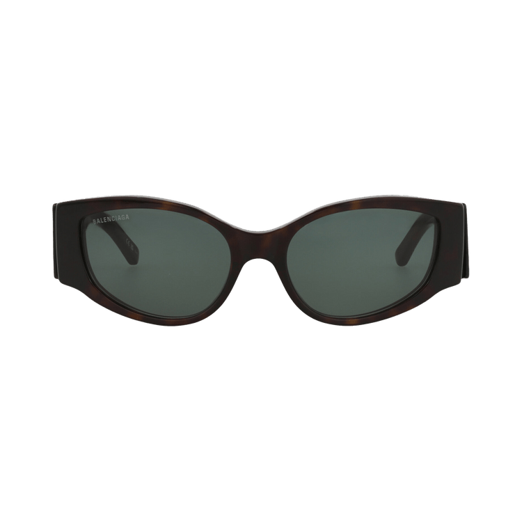 Balenciaga Cat Eye Frame Recycled Acetate Sunglasses — Brown