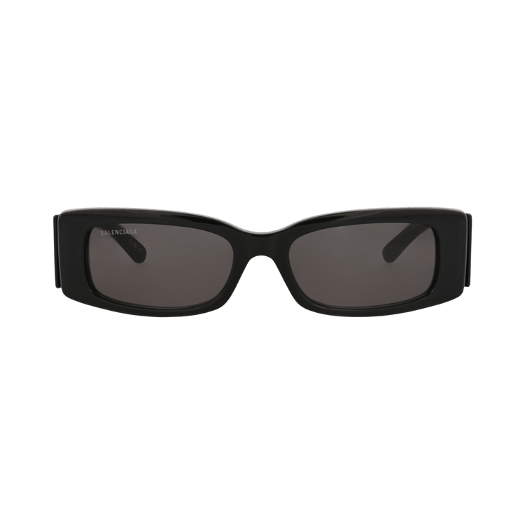 Balenciaga Square Frame Acetate Sunglasses — Black