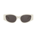 Balenciaga Cat Eye Frame Recycled Acetate Sunglasses — White