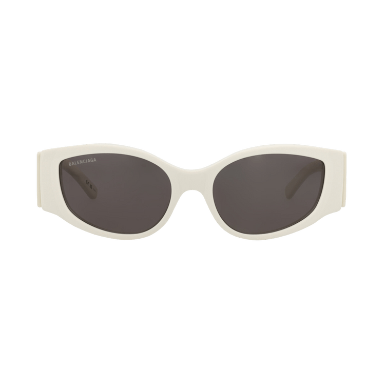Balenciaga Cat Eye Frame Recycled Acetate Sunglasses — White