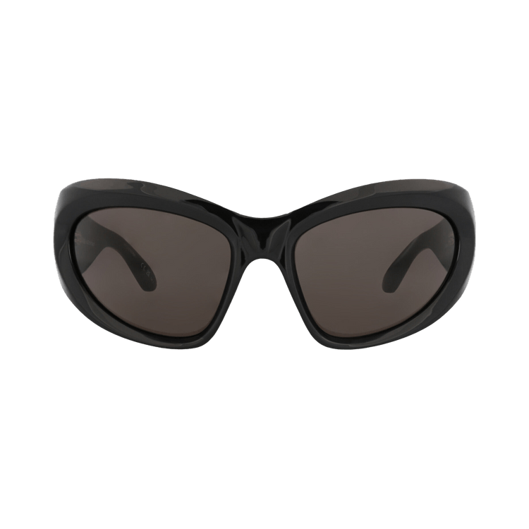 Balenciaga Shield Frame Bio Injection Sunglasses — Black