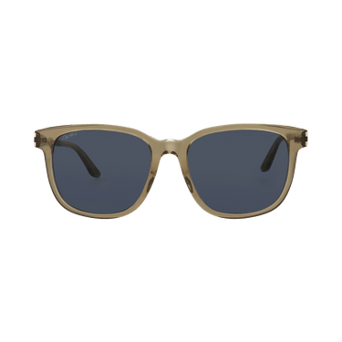 Cartier Square Frame Acetate Sunglasses — Brown
