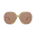 Chloé Round Frame Bio Injection Sunglasses — Pink